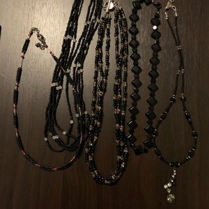 5 necklaces